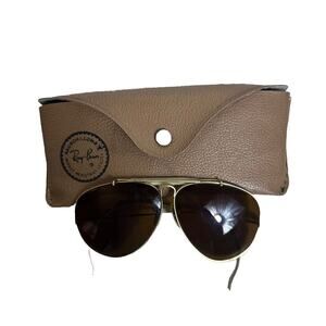 1960's 58MM Vintage B&L RAY BAN 1/10 12K GF G15 Outdoorsman Aviator Sunglasses